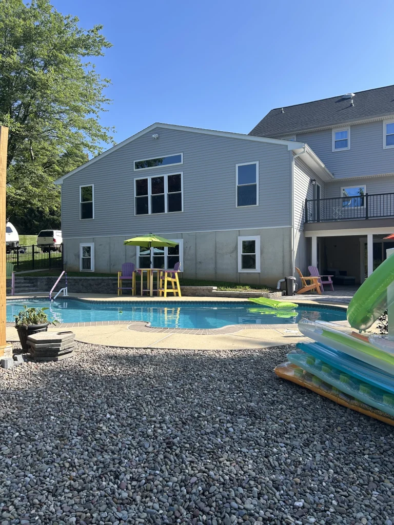 Recently finished additions project from outside