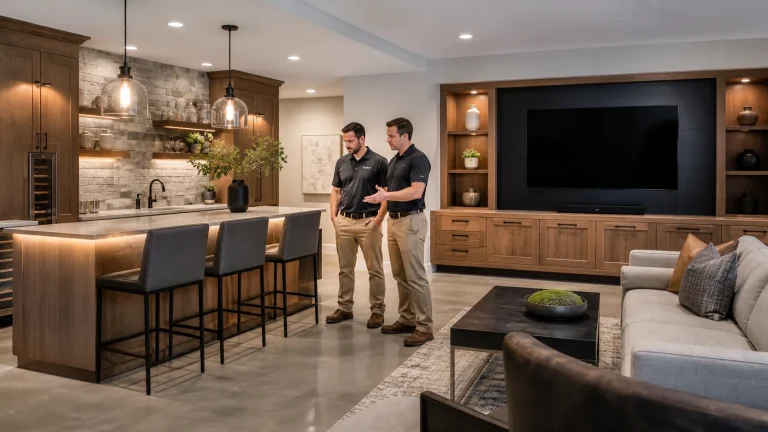 Luxury Basement Renovation in Chester County